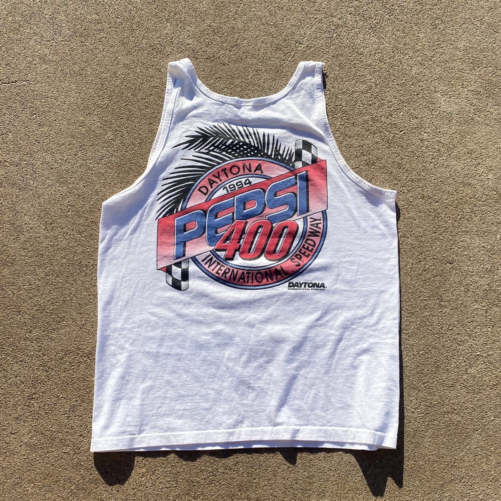 Vintage Daytona Pepsi 400 Tank Top
